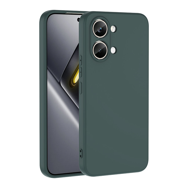 Başkenttekno Xiaomi Poco X8 Pro Max Uyumlu Kılıf Kamera Korumalı Mara Lansman Kapak Koyu Yeşil