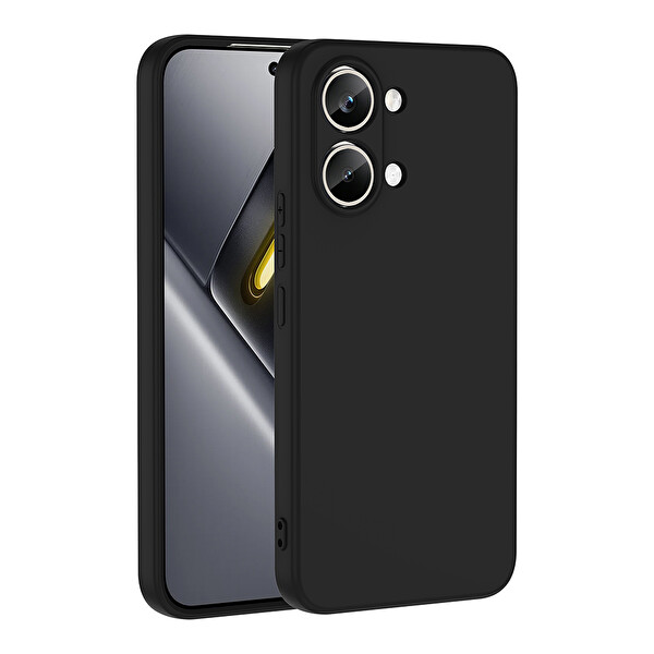 Başkenttekno Xiaomi Poco X8 Pro Max Uyumlu Kılıf Kamera Korumalı Mara Lansman Kapak Siyah