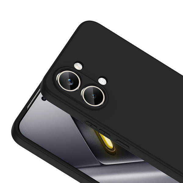 Başkenttekno Xiaomi Poco X8 Pro Max Uyumlu Kılıf Kamera Korumalı Mara Lansman Kapak Siyah
