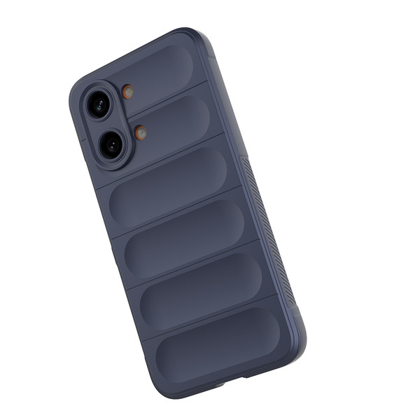 Başkenttekno Xiaomi Poco X8 Pro Max Kılıf Esnek TPU Oyuklu Arka Yüzey Tasarımlı Etnik Silikon Kapak Lacivert