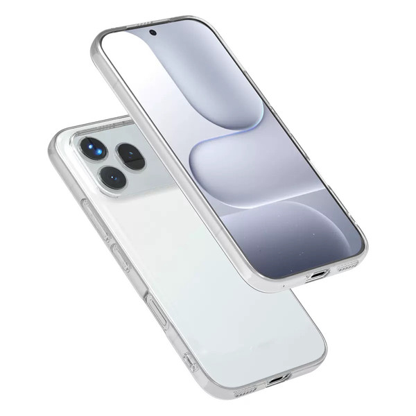 Başkenttekno Honor 600 5G Kılıf Kamera Korumali Süper Silikon Kapak Şeffaf