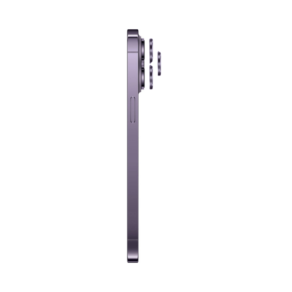 Safeus iPhone 14 Pro Max - 14 Pro ile Uyumlu Safir Temperli Kamera Lens Koruyucu Derin Mor