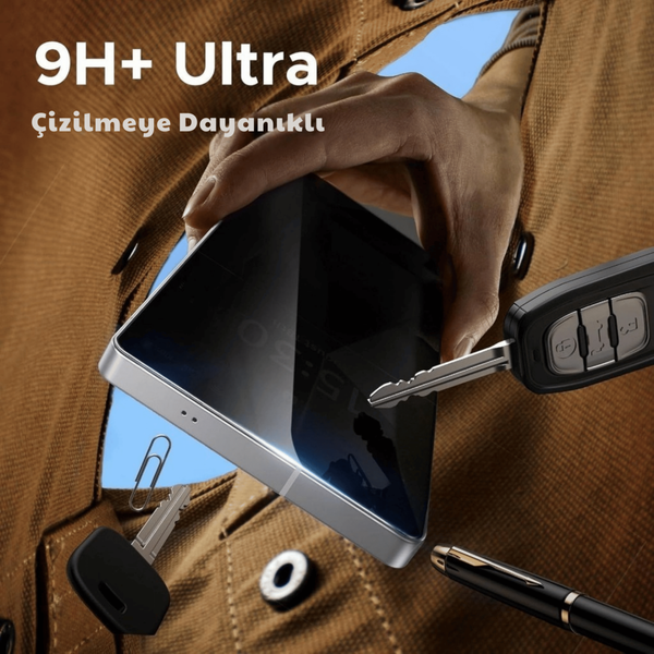 Safeus Samsung Galaxy S24 Tam Kaplayan Antidust Hayalet Ekran Koruyucu Cam