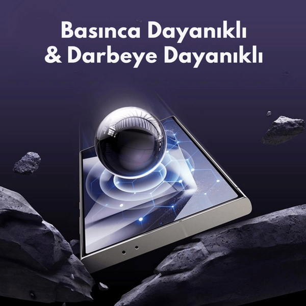 Safeus Samsung Galaxy S24 Tam Kaplayan Antidust Hayalet Ekran Koruyucu Cam