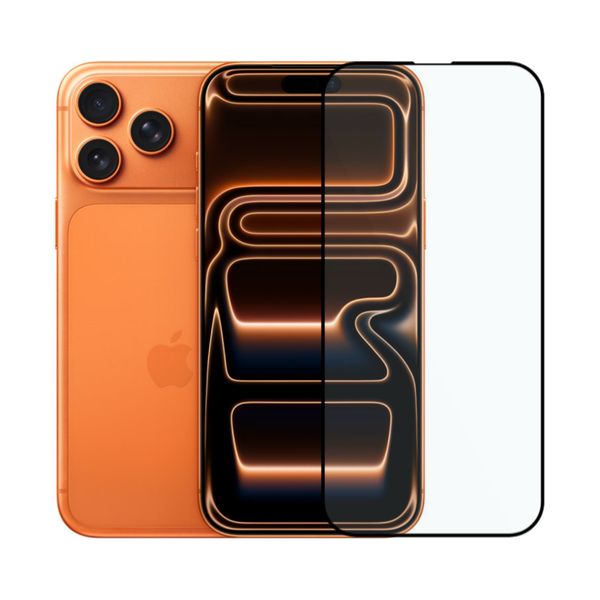 Safeus iPhone 17 Pro Tam Kaplayan Corning Glass Safir Ekran Koruyucu Cam