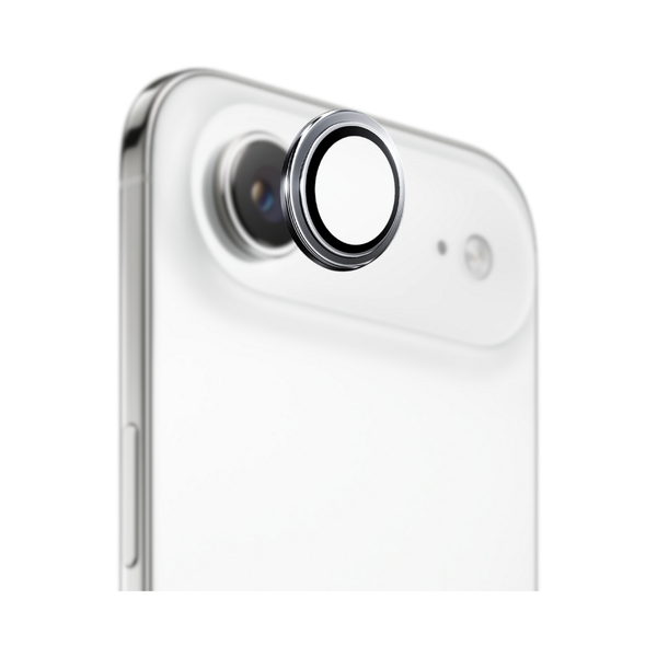 Safeus iPhone 17 Air ile Uyumlu Safir Temperli Kamera Lens Koruyucu Pamuk Beyazı Beyaz