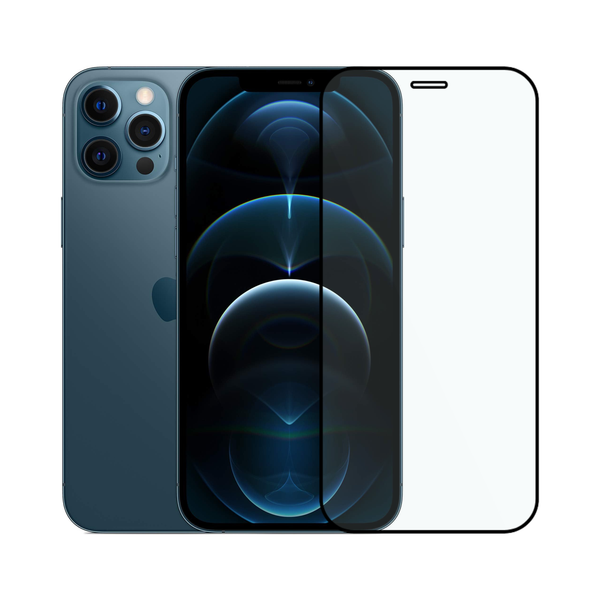 Safeus iPhone 12 Pro Tam Kaplayan Antidust Ekran Koruyucu Cam