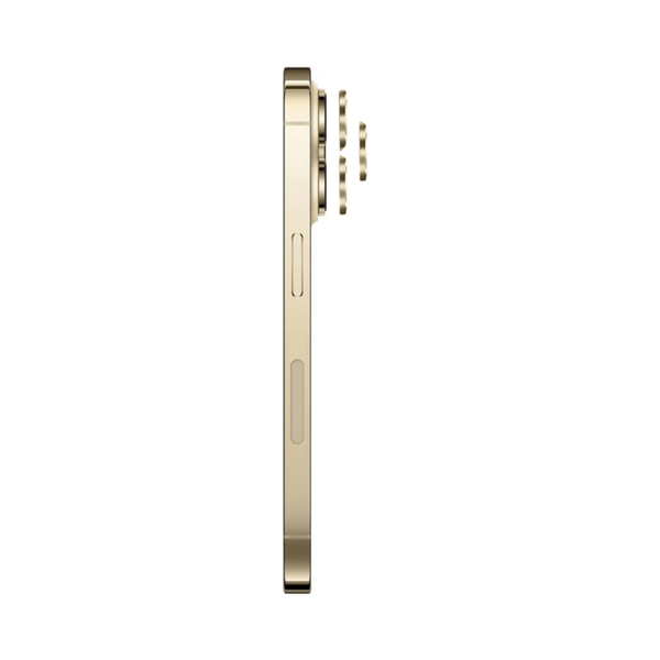 Safeus iPhone 14 Pro Max - 14 Pro ile Uyumlu Safir Temperli Kamera Lens Koruyucu Altın