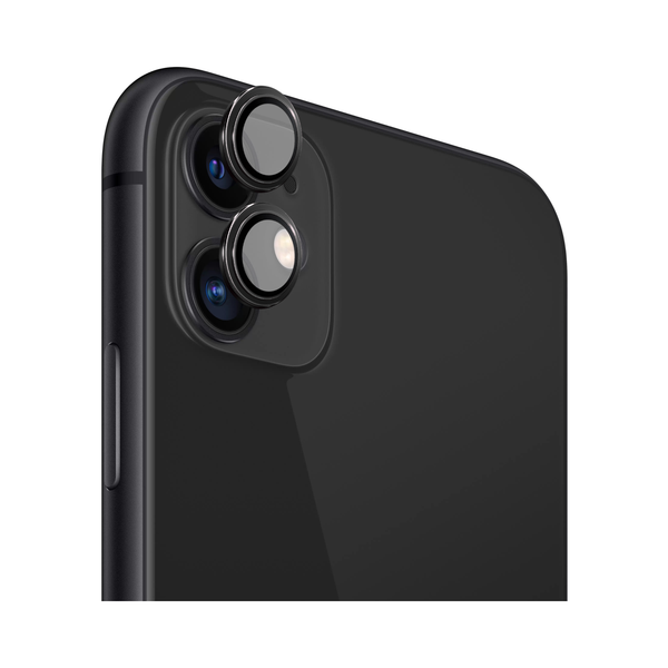 Safeus iPhone 11 ile Uyumlu Safir Temperli Kamera Lens Koruyucu Siyah