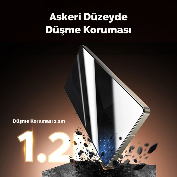 Safeus Samsung Galaxy S24 FE Tam Kaplayan Antidust Ekran Koruyucu Cam