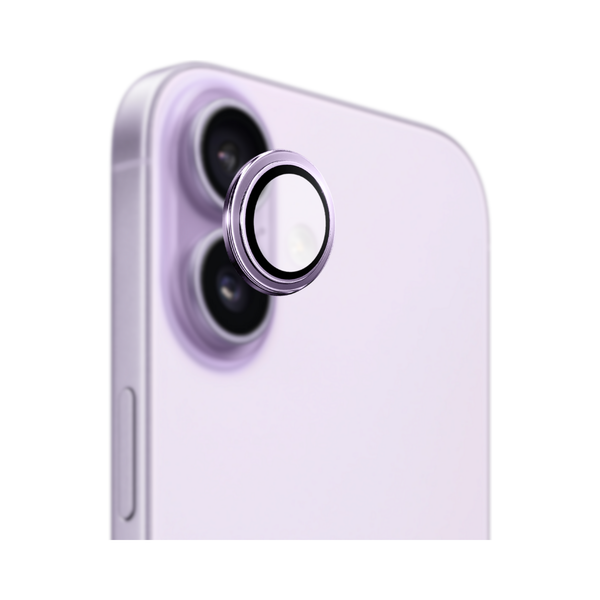 Safeus iPhone 17 ile Uyumlu Safir Temperli Kamera Lens Koruyucu Lavanta Lavanta