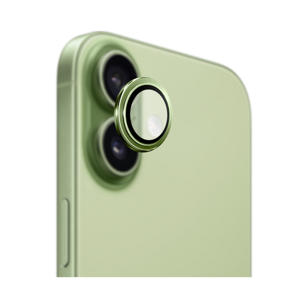 Safeus iPhone 17 ile Uyumlu Safir Temperli Kamera Lens Koruyucu Ada Çayı Yeşil