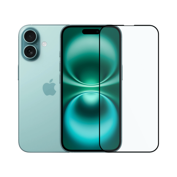 Safeus iPhone 16 Tam Kaplayan Corning Glass Safir Ekran Koruyucu Cam