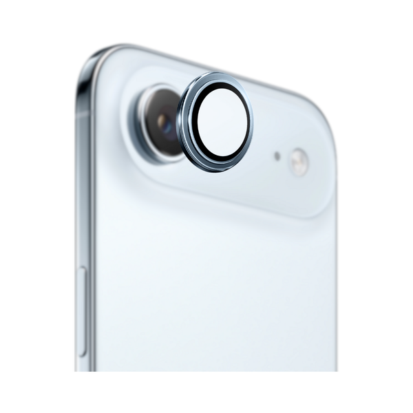 Safeus iPhone 17 Air ile Uyumlu Safir Temperli Kamera Lens Koruyucu Gök Mavisi