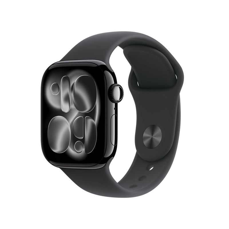 Apple Watch Series 11 GPS 42mm Simsiyah Alüminyum Kasa ve Siyah Spor Kordon - M/L