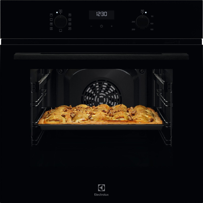 Electrolux EOD5C70BZ 500 Serisi SurroundCook SteamBake Buhar İlaveli AquaClean Temizlemeli 65 lt Siyah Cam Ankastre Fırın