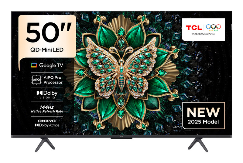 TCL 50c6kgtv 50" 127 Ekran 4K UHD Google QD-MiniLED TV Televizyon