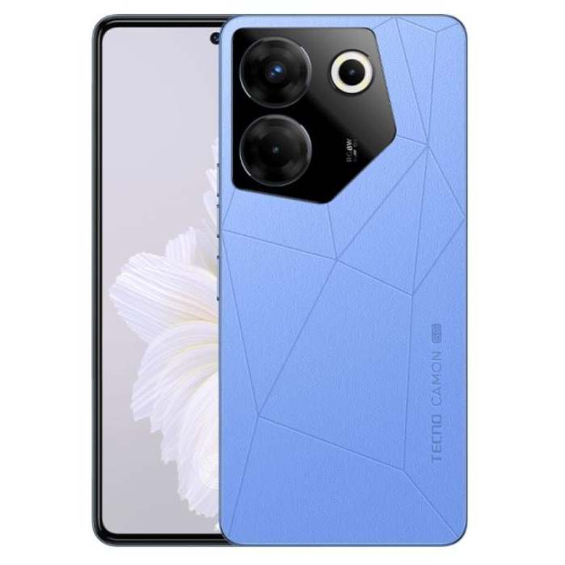 Tecno Camon 20s Pro 5G 256 GB 8 GB RAM Mavi Cep Telefonu (Tecno Türkiye Garantili)