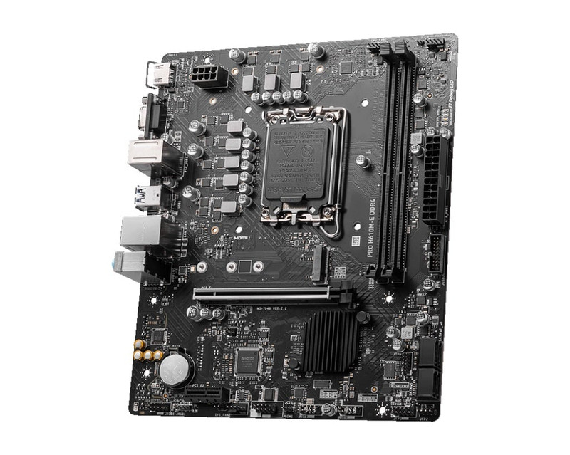 MSI PRO H610M-E DDR4 Intel H610 3200 MHz M.2 LGA 1700 Micro ATX Anakart SSD
