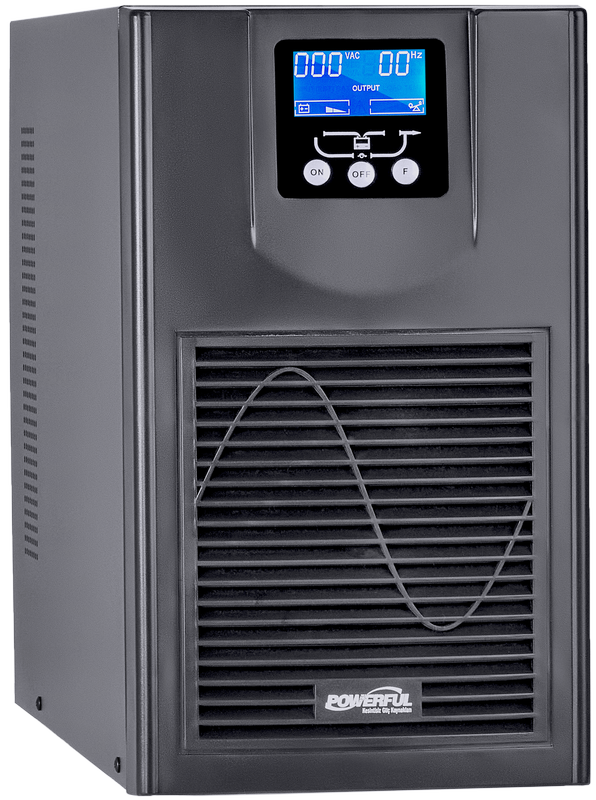 Powerful PSE-1103 3KVA 3000 VA 6x7Ah Akülü Online UPS Kesintisiz Güç Kaynağı