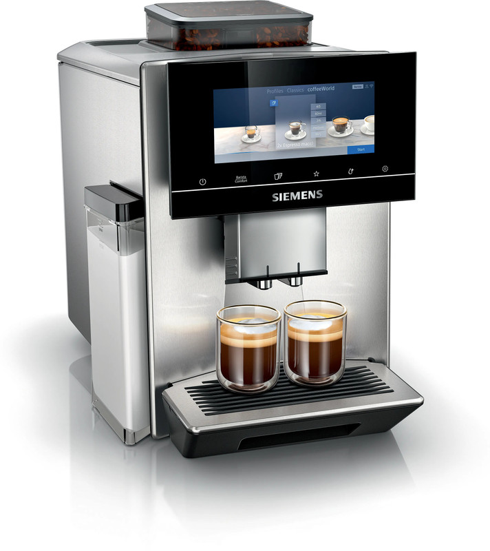 Siemens TQ905R03 EQ900 Paslanmaz Çelik Home Connect Tam Otomatik Inox Kahve Makinesi