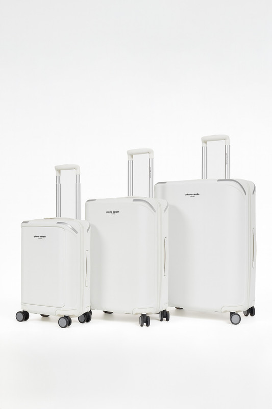 Pierre Cardin 04PC7090 3'lü Set Polipropilen Valiz Beyaz