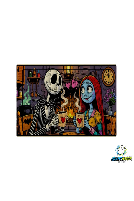 Ghostbastır Design Noel Öncesi Kabusu 99 Parça Ayaklı Puzzle - Dekoratif Çocuk Yapbozu 0248